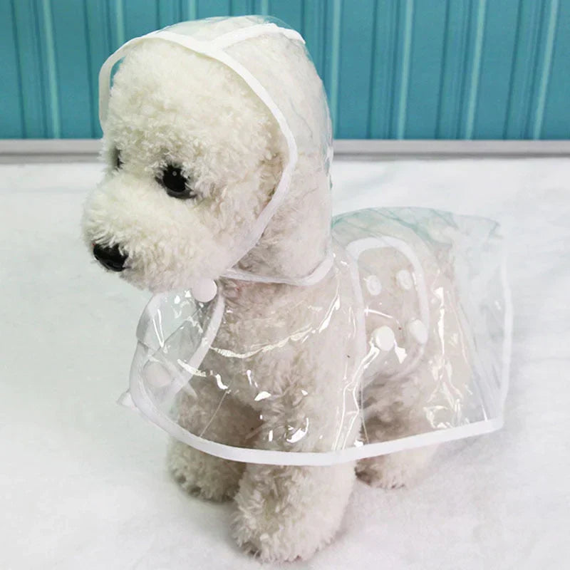 Transparent Waterproof Raincoat for Dogs - DryPaw Bowlift