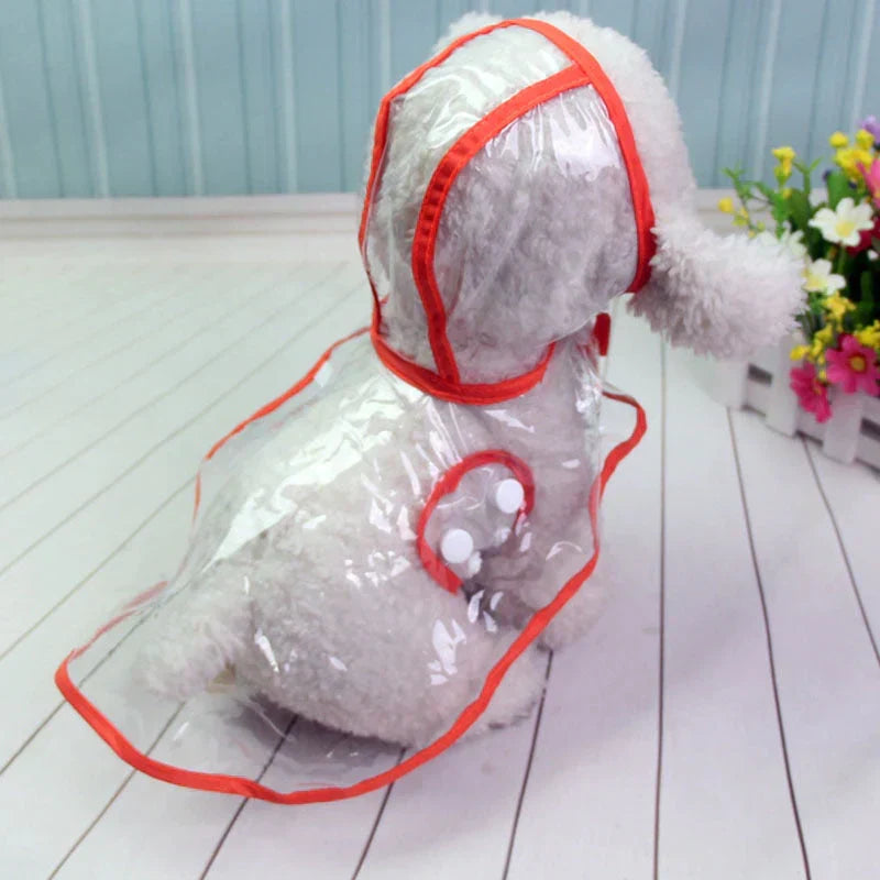 Transparent Waterproof Raincoat for Dogs - DryPaw Bowlift