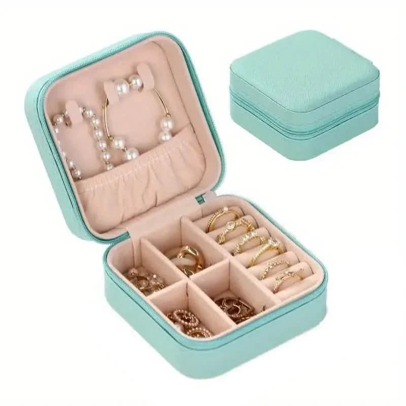 BowLift | Travel-Friendly Jewelry Organizer - PU Leather Compact Jewelry Box