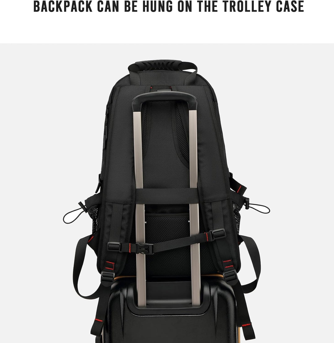 60L Waterproof Travel Laptop Backpack with USB Port & Shoe Compartment | Bowlift