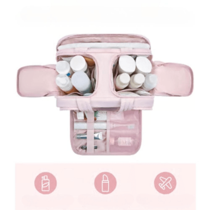 BowLift | Travelsmart Kit – Compact Toiletry Bag with Hook & Waterproof Compartments