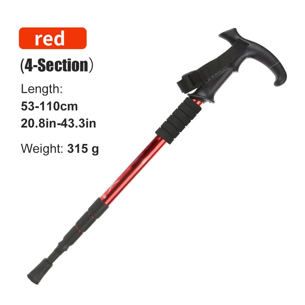 TrekPixin trekking poles adjustable T-grip | Bowlift