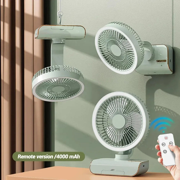 4000mAh Portable Air Conditioner Fan – Multi-Mode Silent Cooling Fan for Home & Camping | Bowlift
