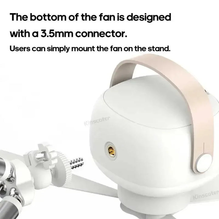 7200mAh Outdoor Camping Fan – Cordless Ceiling Fan with LED Light & Remote Control | Bowlift