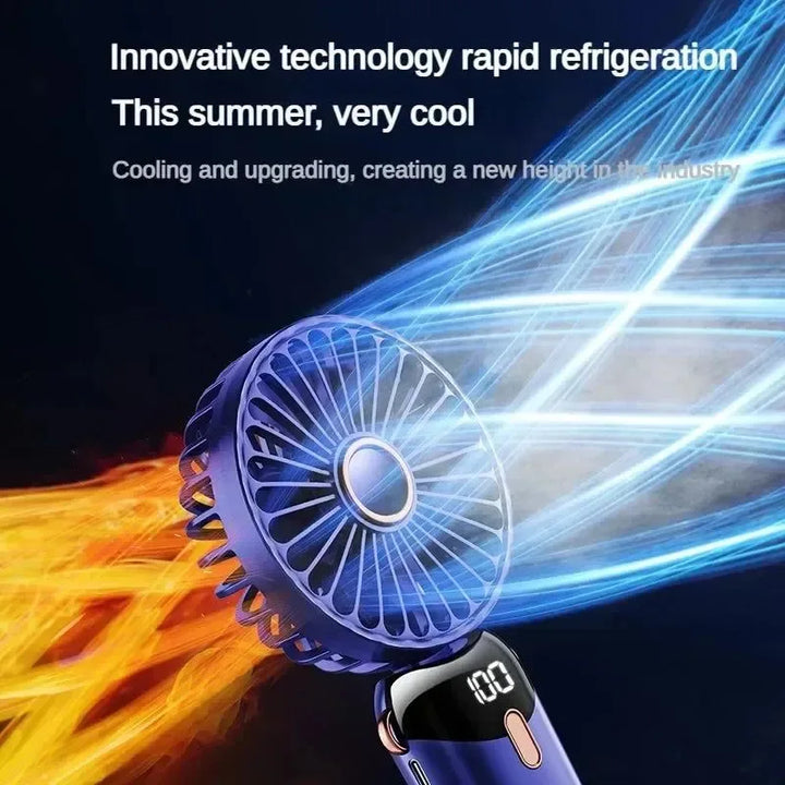 Aromatherapy Handheld Mini Fan – Foldable, Portable & USB Rechargeable | Bowlift