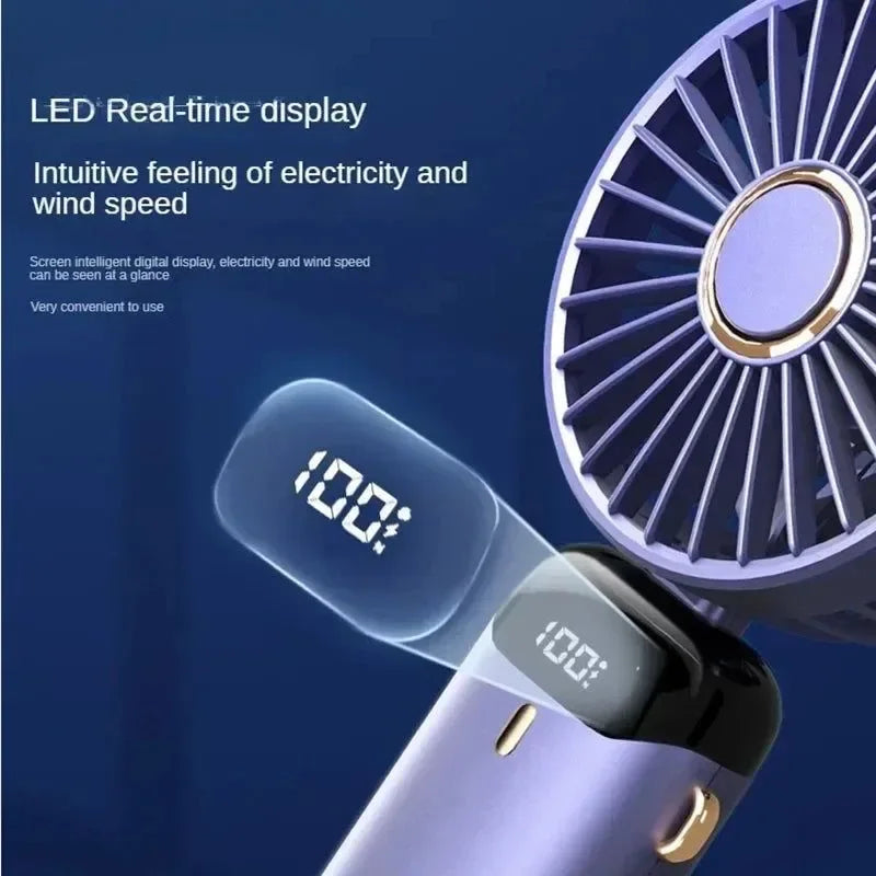 Aromatherapy Handheld Mini Fan – Foldable, Portable & USB Rechargeable | Bowlift