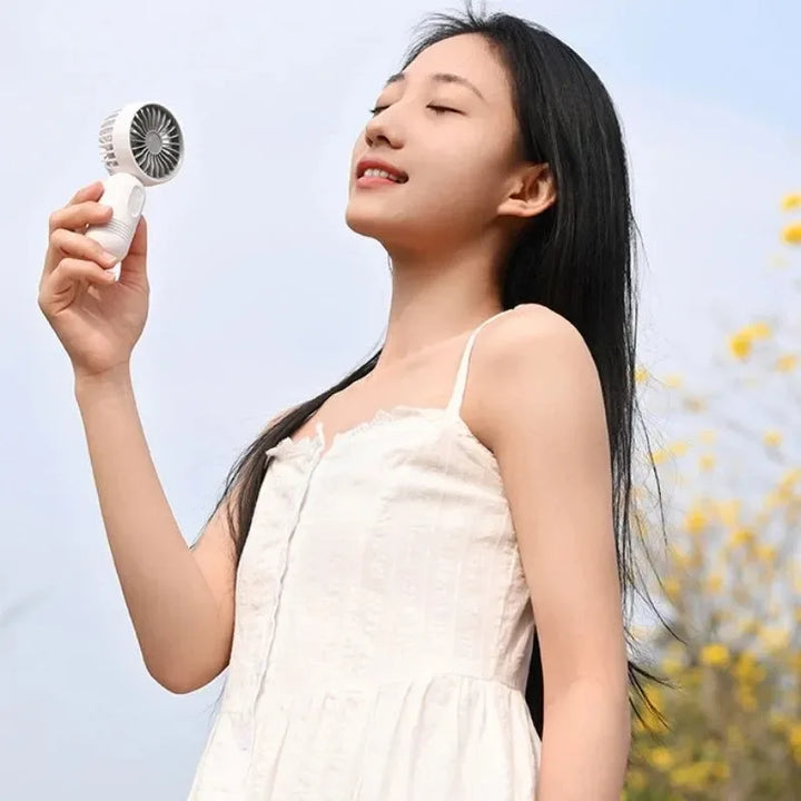 Mini Portable USB Fan – 3-Speed Handheld Cooling for Office, Travel & Camping | Bowlift