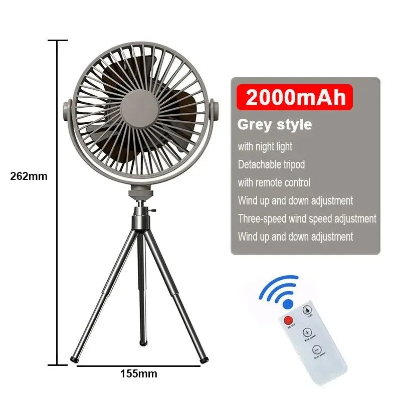 Multifunction Home Outdoor Camping Ceiling Fan | Bowlift