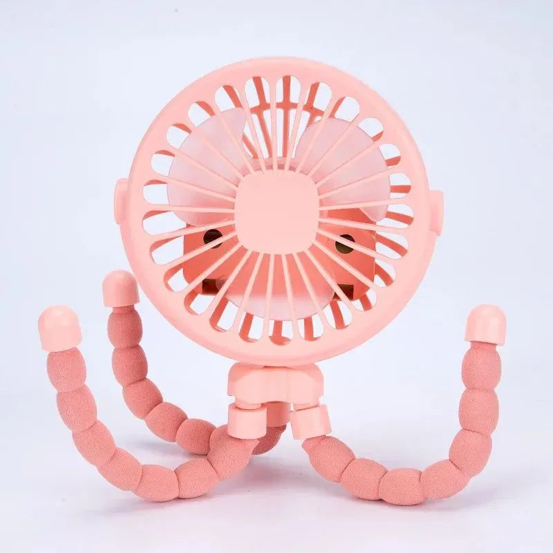 Portable Octopus Fan – Flexible, Multi-Use USB Fan for Travel, Office & Camping | Bowlift