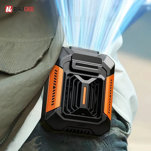 Portable Waist Clip Fan | USB Rechargeable Hanging Fan for Outdoor, Camping, Running, Sports | Bowlift
