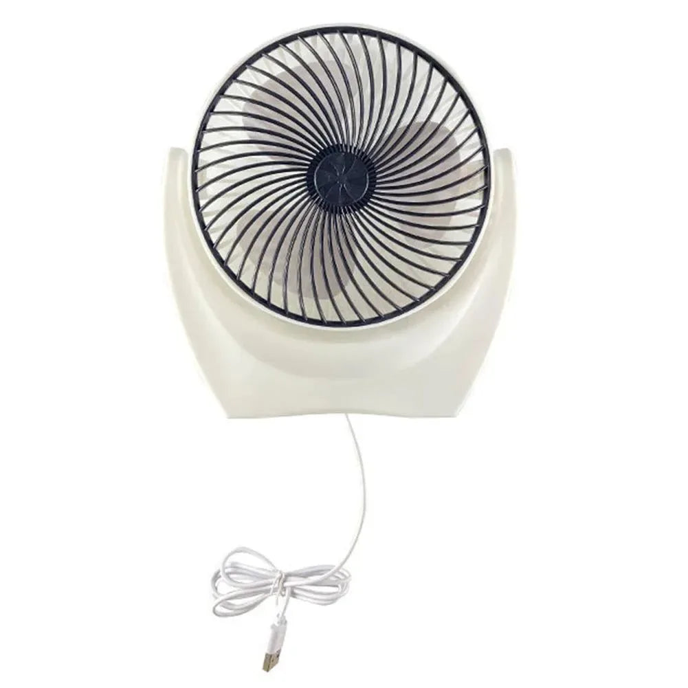 Solar Powered Camping Fan with USB - Portable Solar Fan for Outdoor Camping, Hiking, Fishing, Travel | Bowlift