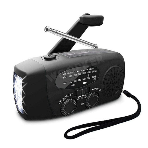 BowLift | All-in-One Emergency Radio with Solar Power & Power Bank – Be Prepared Anytime, Anywhere