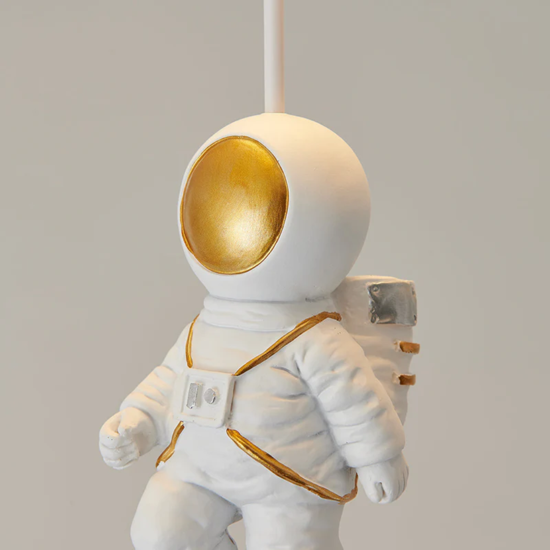BowLift | Trendy Moon/Astronaut Children's Room LED Ceiling Light - CosmoGlow