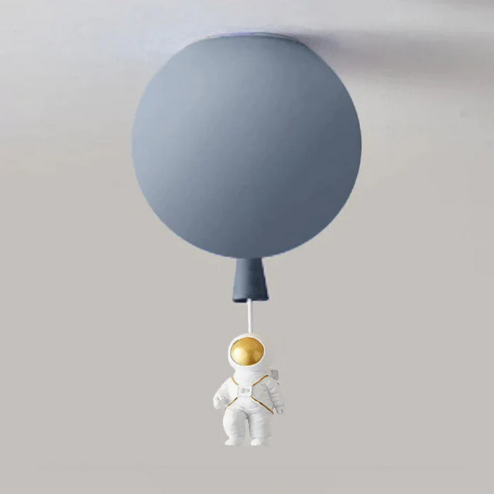 BowLift | Trendy Moon/Astronaut Children's Room LED Ceiling Light - CosmoGlow