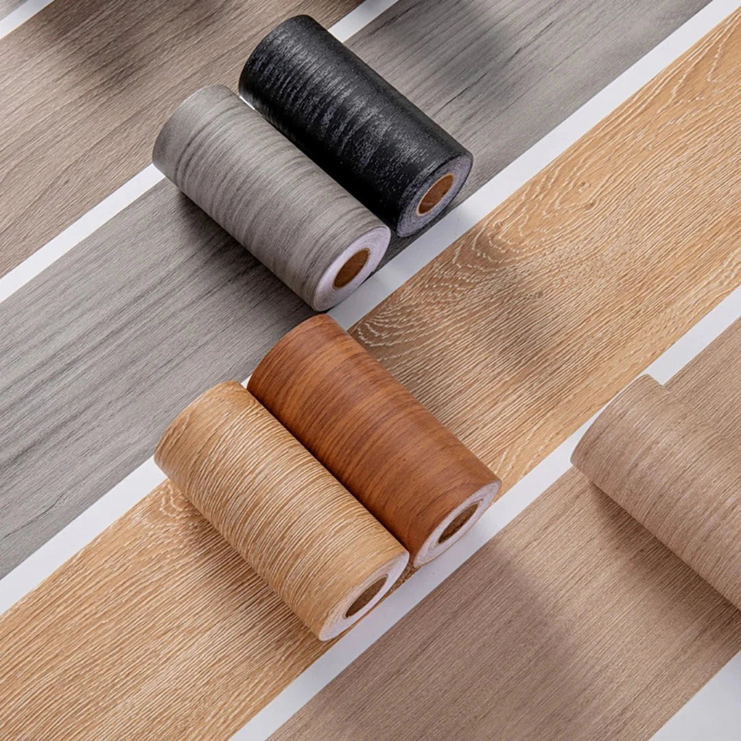 BowLift | CasaForm Premium Skirting Trim | Durable PVC wood grain wall base stickers for modern decoration