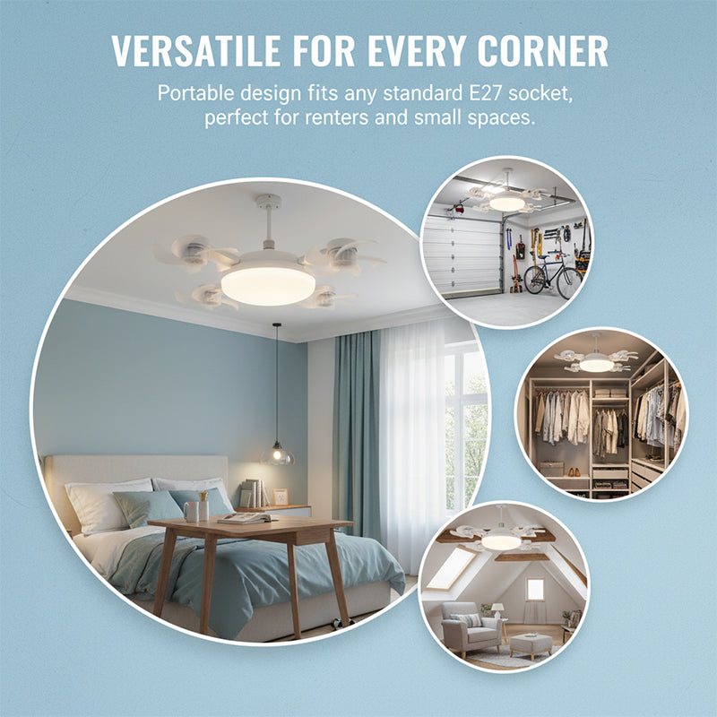 Remote Control Ceiling Fan Light Bulb | Bowlift