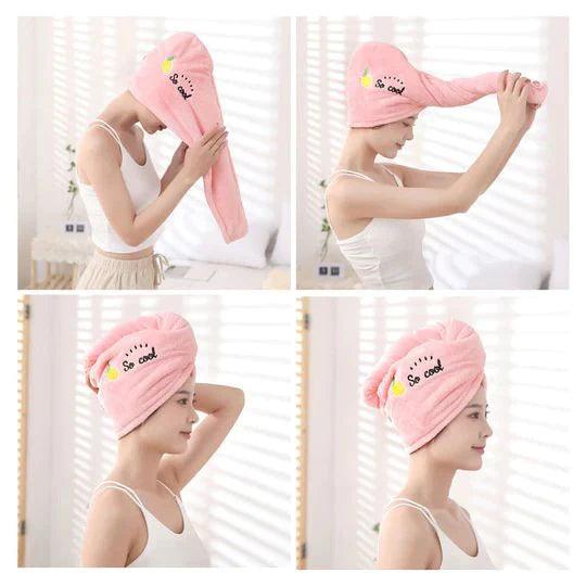 BowLift | Microfiber Hair Towel with Adjustable Closure