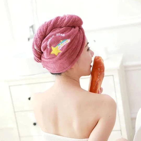 BowLift | Microfiber Hair Towel with Adjustable Closure