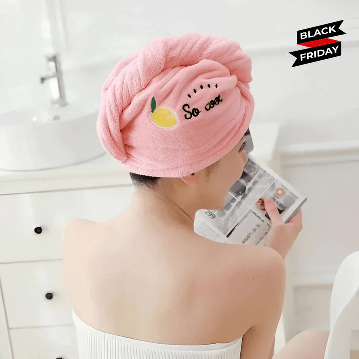 BowLift | Microfiber Hair Towel with Adjustable Closure