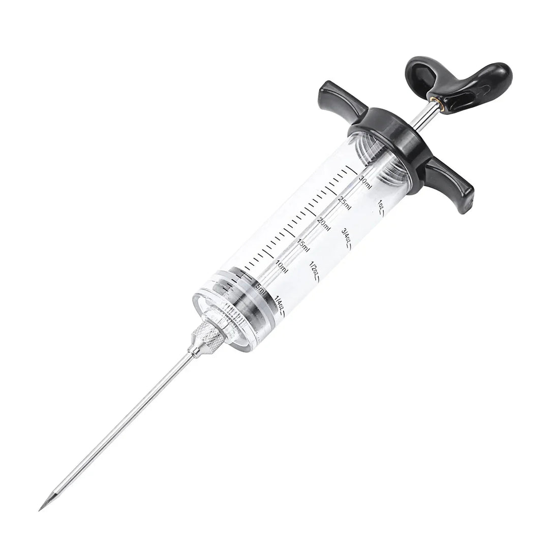 Turkey Meat Injector Syringe with 3 Marinade Injector Needles | Bowlift