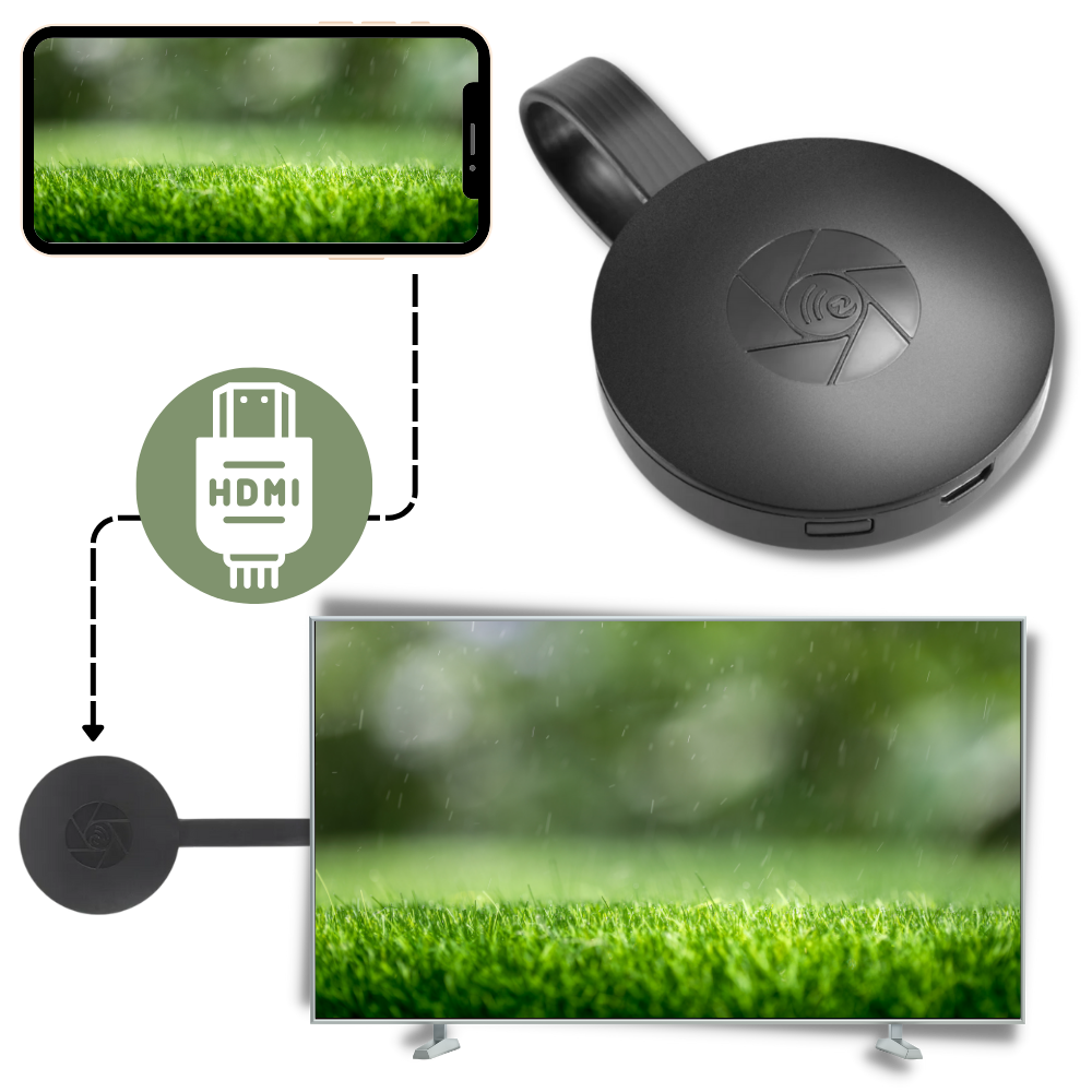 BowLift | TV Dongle for Smart TV Conversion – HDMI Stick for Phone Mirroring & Streaming