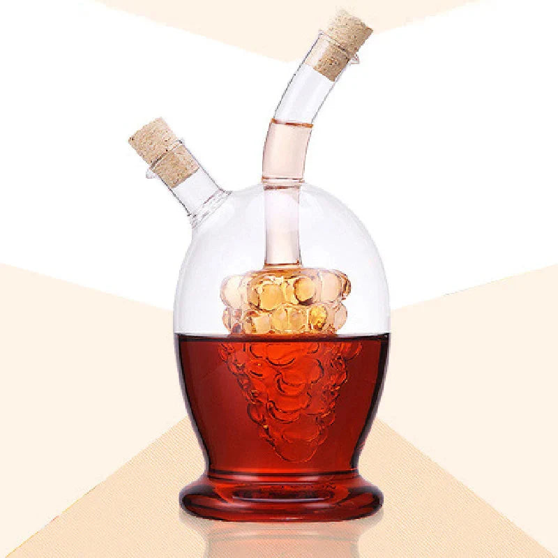 Two-in-one Glass Oil Pot Heat-resistant Glass Bottle Cork Lid | Bowlift