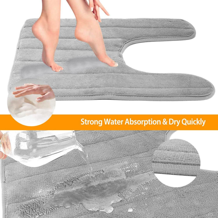 BowLift | U-shaped non-slip toilet mat