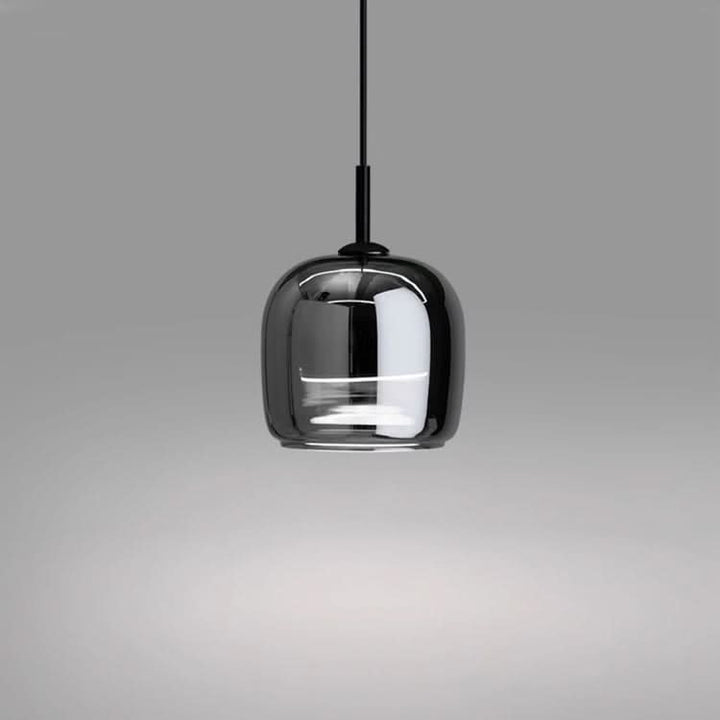 BowLift | Nordic Black Glass Pendant Light with LED