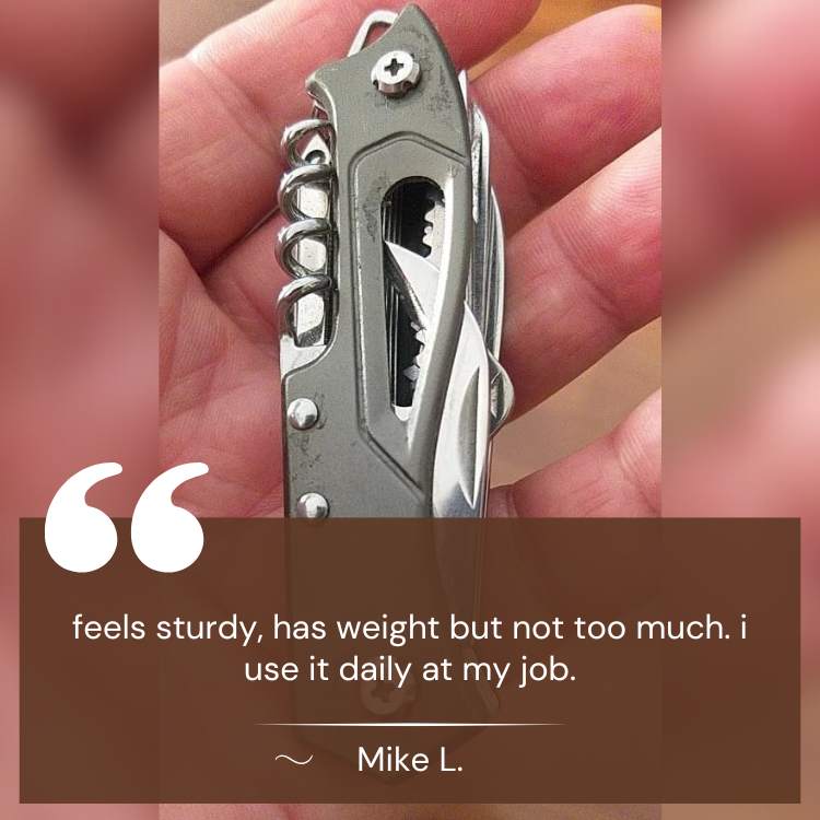 BowLift | Multifunction Swiss Knife | Compact, Durable Stainless Steel Tool for Camping, Hiking & Everyday Use