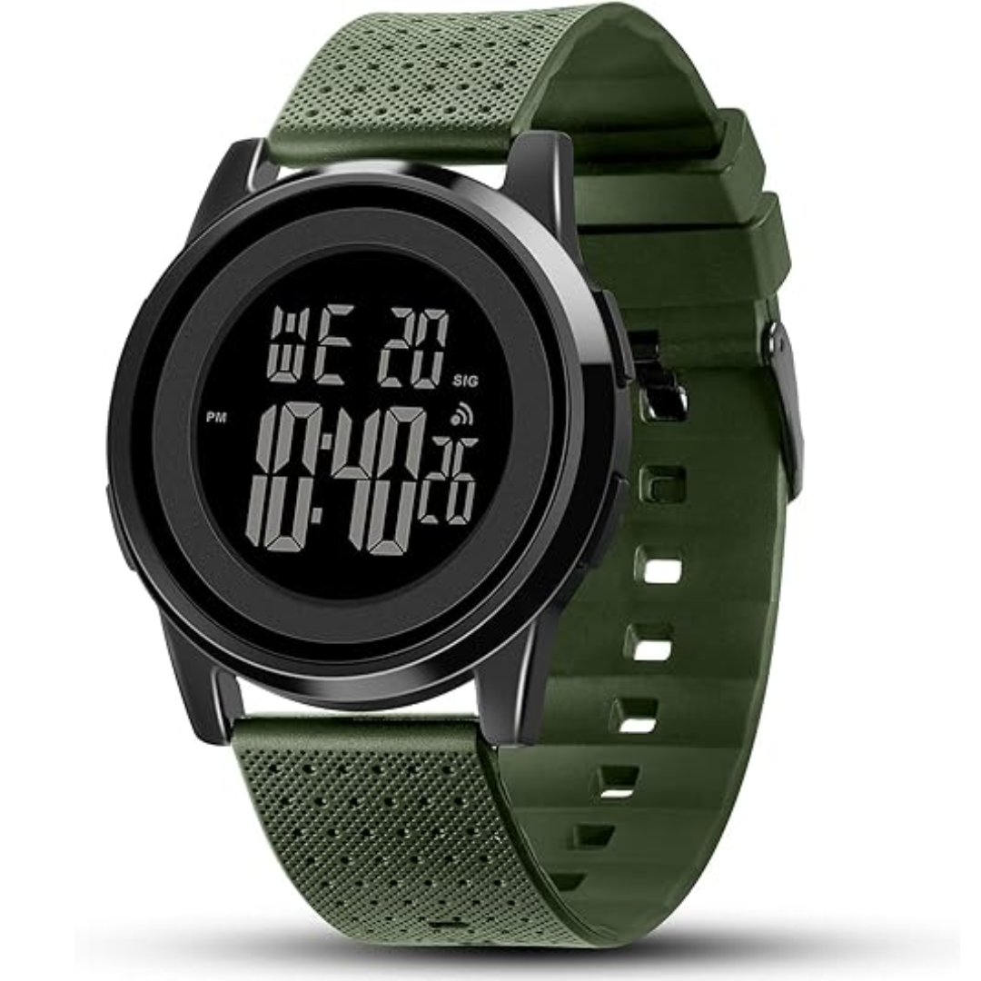 BowLift | Charlie Ultra-Thin Waterproof Digital Sports Watch for Men