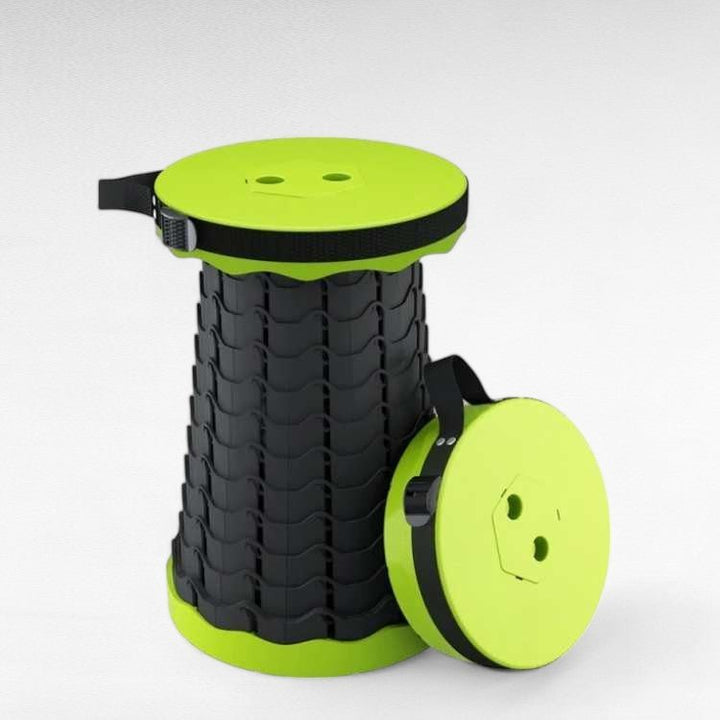 BowLift | UltraCompact Foldable Stool | Lightweight, Adjustable Height & Portable for Camping, Fishing, Travel & Home Use