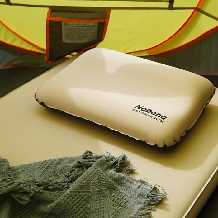 AirRest Camping Pillow Inflatable Ergonomic | Bowlift