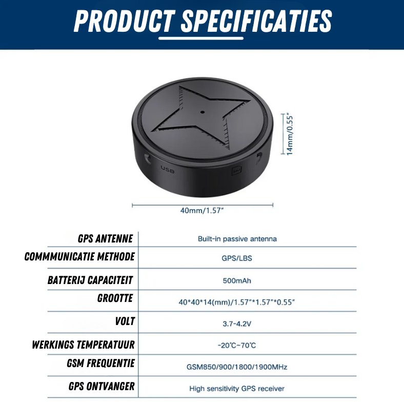 BowLift | UltraTrack | Strong magnetic GPS tracker