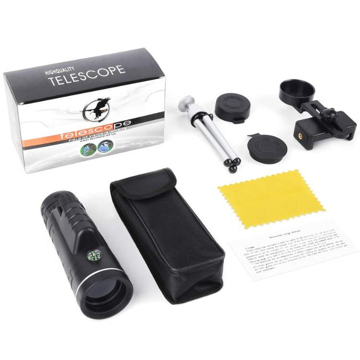 BowLift | UltraZoom Pro HD Monocular | Waterproof, BAK-4 Prism & Ideal for Stargazing and Wildlife Observation