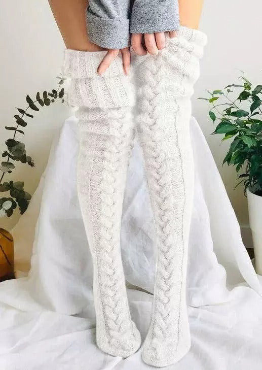 BowLift | Winter Soft Warm Over Knee Extra Long Knitted Socks