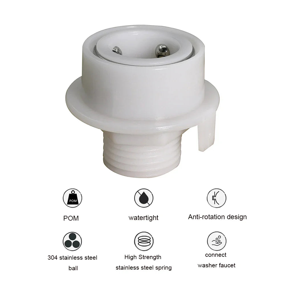 Universal Water Faucet Hose Connector Quick Connect Fitting Tap Adapter | Bowlift