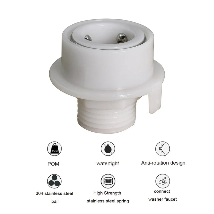 Universal Water Faucet Hose Connector Quick Connect Fitting Tap Adapter | Bowlift