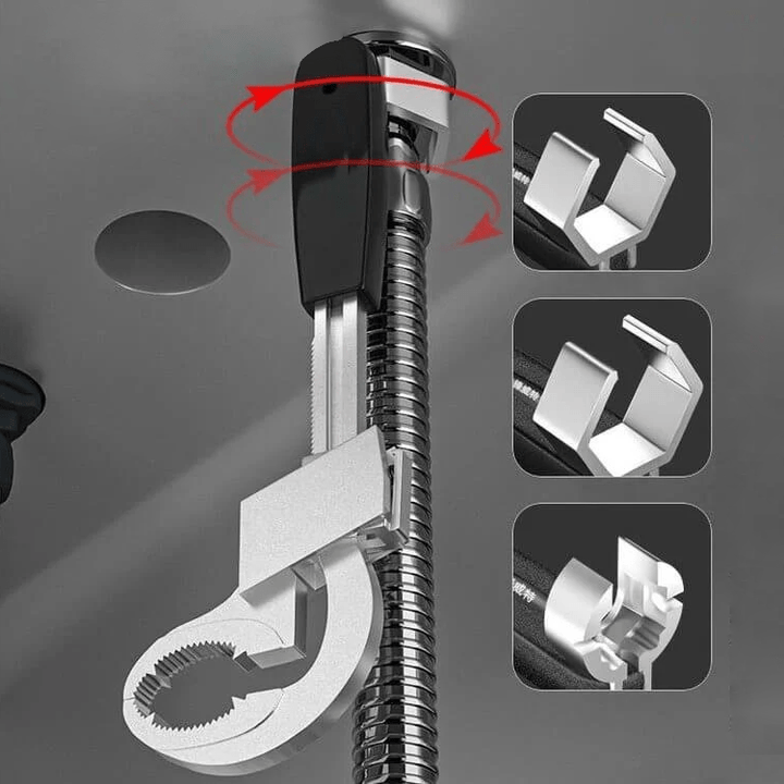 BowLift | AllSize Spanner – 2-Head Adjustable Wrench for Easy Home Repair