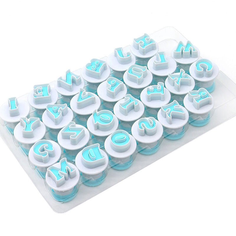 Alphabet Fondant Plunger Cutter | Bowlift