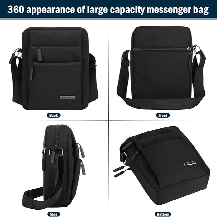 BowLift | URBANGUARD – Waterproof Men’s Shoulder Bag with Anti-Theft Design