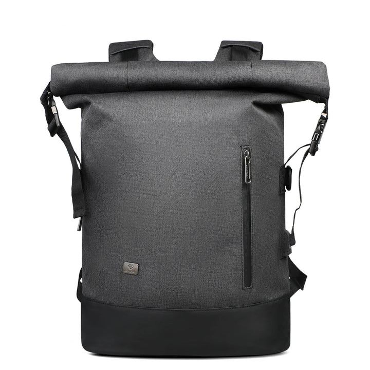 BowLift | URBANTRAIL Rolltop Backpack – Expandable & Waterproof Travel Backpack with USB Port and Laptop Compartment
