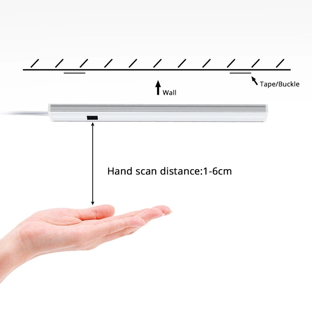 USB LED Bar Light Strip 5V Hand Scan Motion Sensor Kitchen Lamp | Bowlift