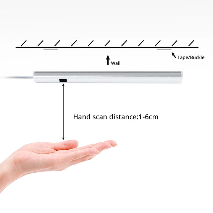 USB LED Bar Light Strip 5V Hand Scan Motion Sensor Kitchen Lamp | Bowlift