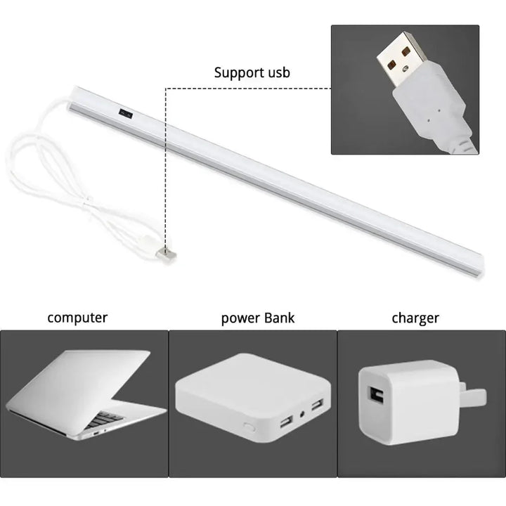 USB LED Bar Light Strip 5V Hand Scan Motion Sensor Kitchen Lamp | Bowlift