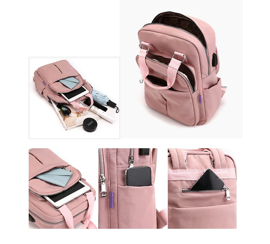 Water-Resistant USB Charging Anti-Theft Backpack – Multi-Compartment Design | Bowlift
