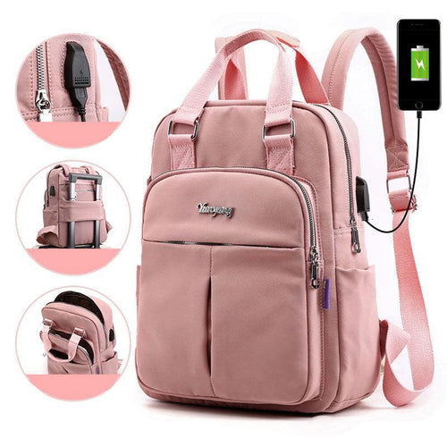 Water-Resistant USB Charging Anti-Theft Backpack – Multi-Compartment Design | Bowlift