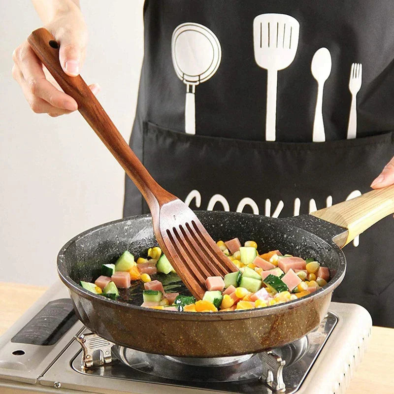 BowLift | Ecochef – Set of Teak Kitchen Utensils