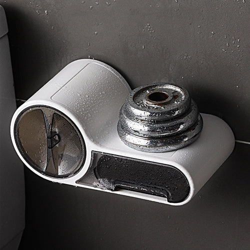 DroogHoud Self-Adhesive Toilet Paper Holder – Waterproof Wall Solution with Extra Storage Space | Bowlift