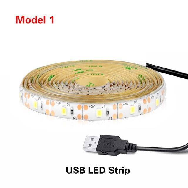 BowLift | LED Under Cabinet light LED Strip led Lamp with Wireless PIR Motion Sensor USB Port light Closet Stairs Wardrobe Bed Side Light