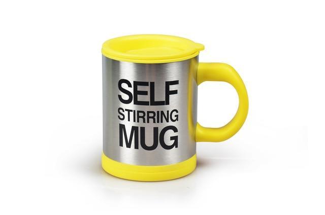 BowLift | 1Pcs Automatic Plain Mixing coffee Tea cup Mugs Drinkware Lazy Self strring mug button high quality Pressing